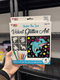 Velvet Glitter Art Under the Sea 4 Pack