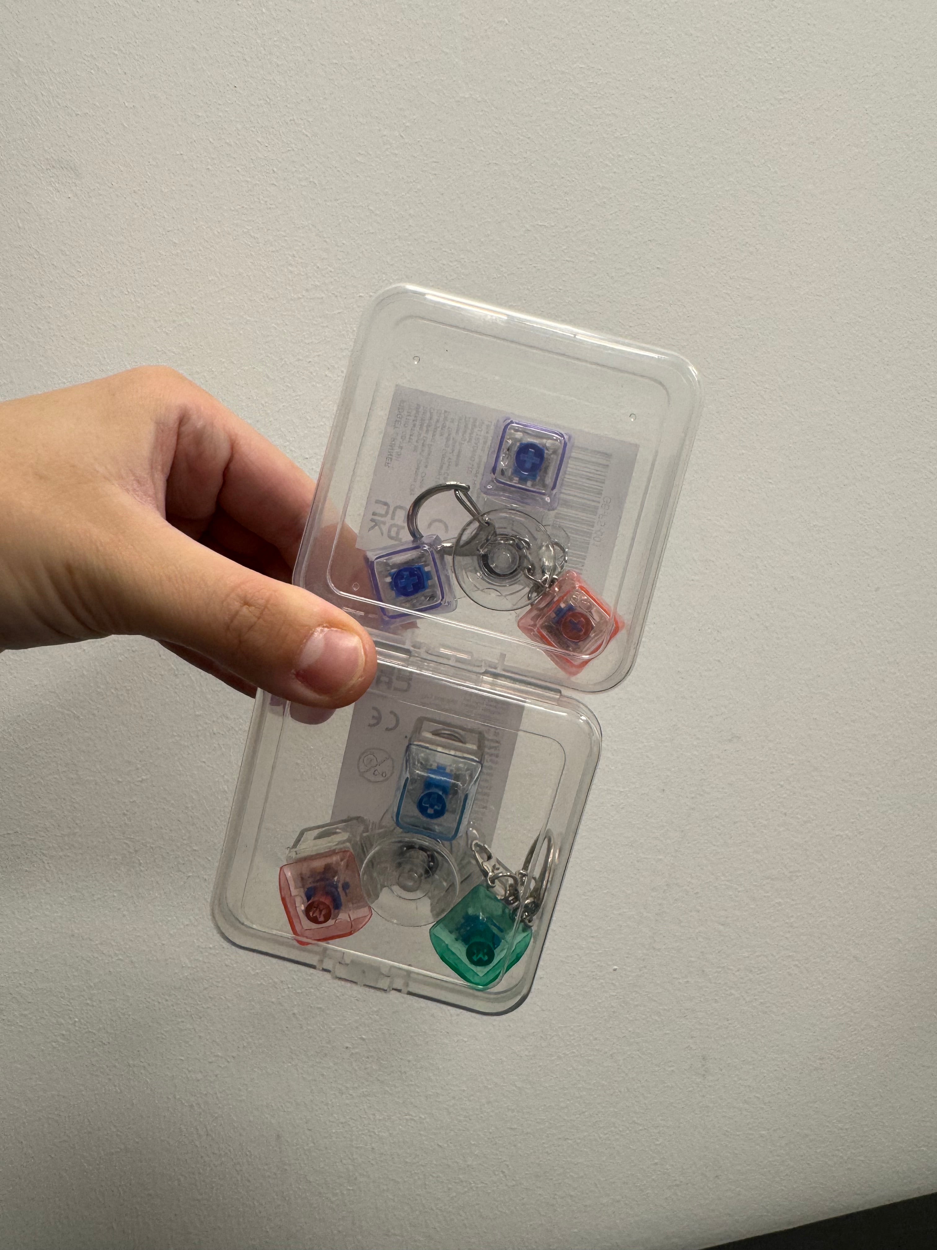 Light Up Clicker Spinner Keychain