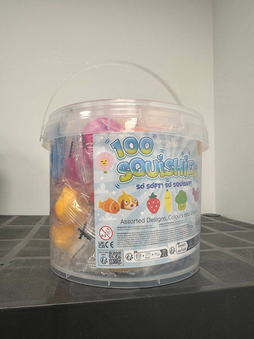 100 Squishies in a Bucket