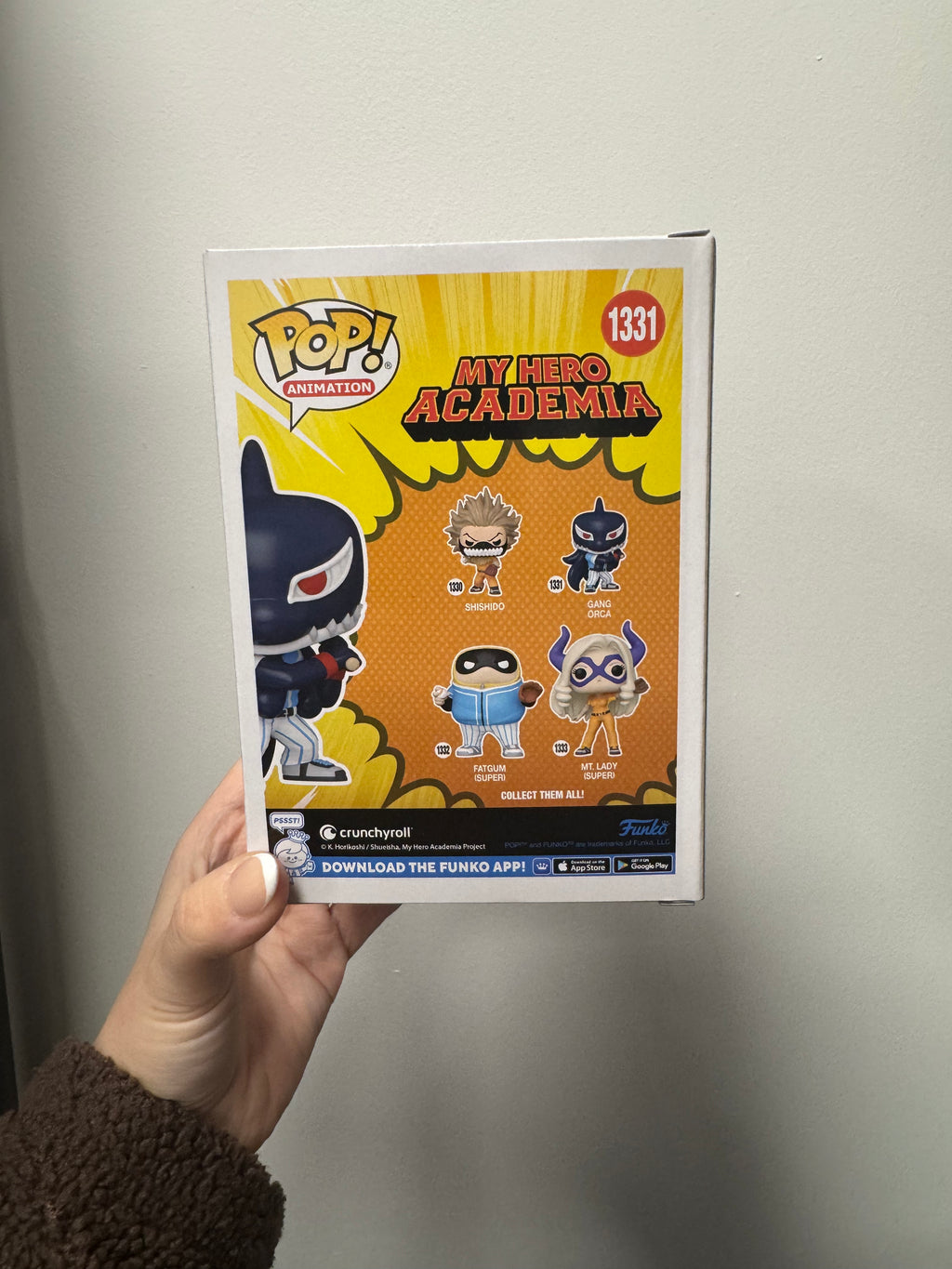 My Hero Academia Gang Orca 1331 Funko Pop