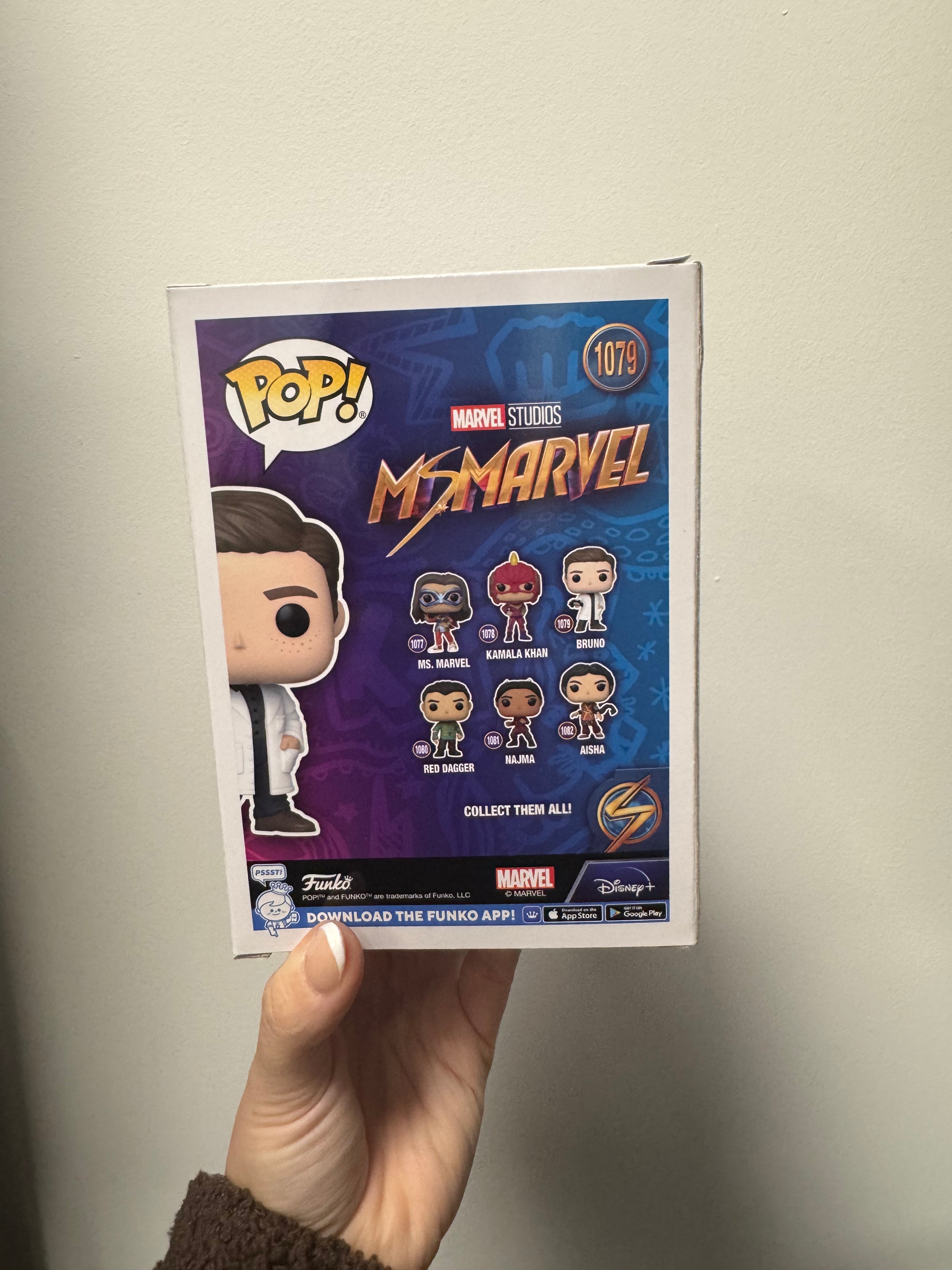Ms Marvel Bruno 1079 Funko Pop