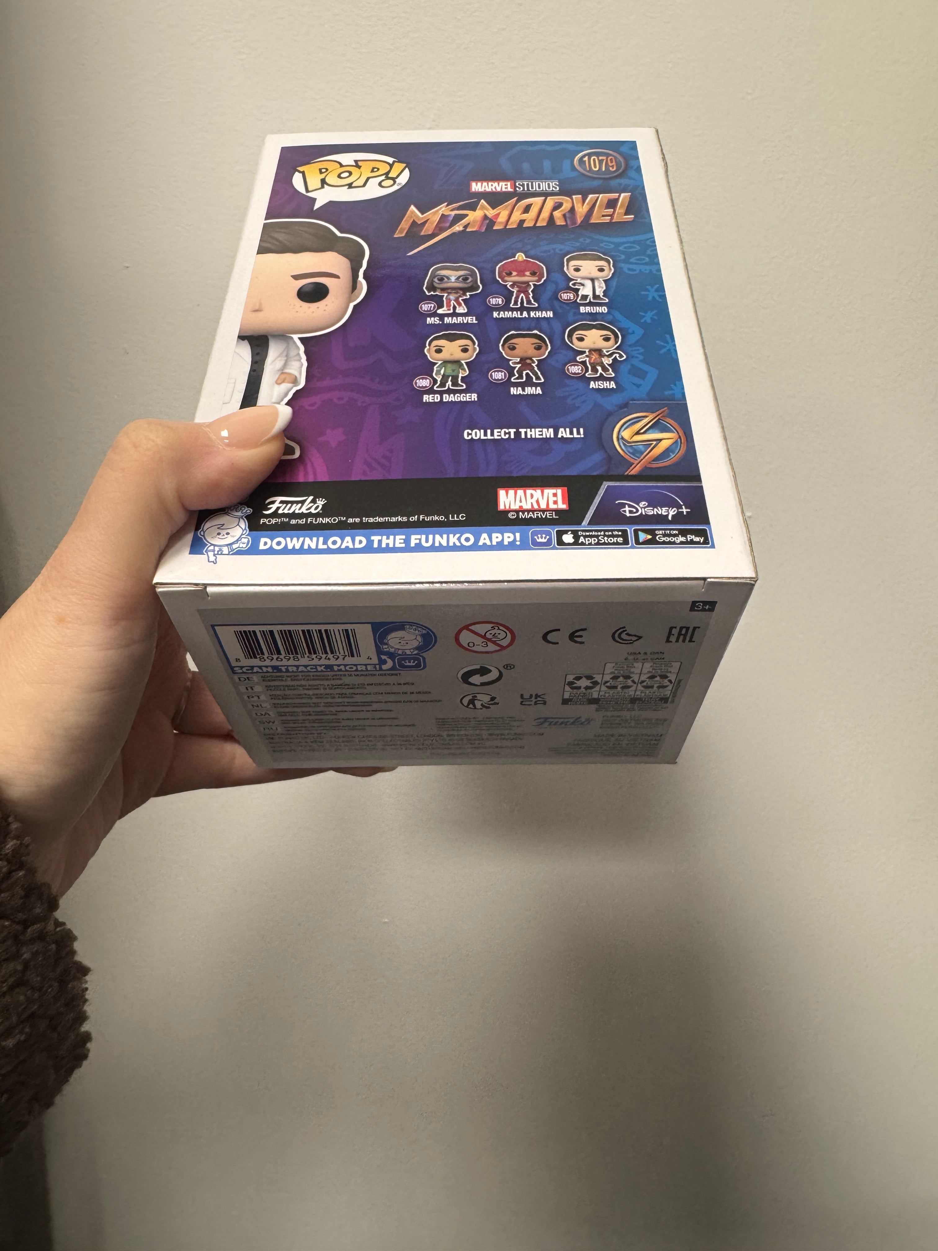 Ms Marvel Bruno 1079 Funko Pop