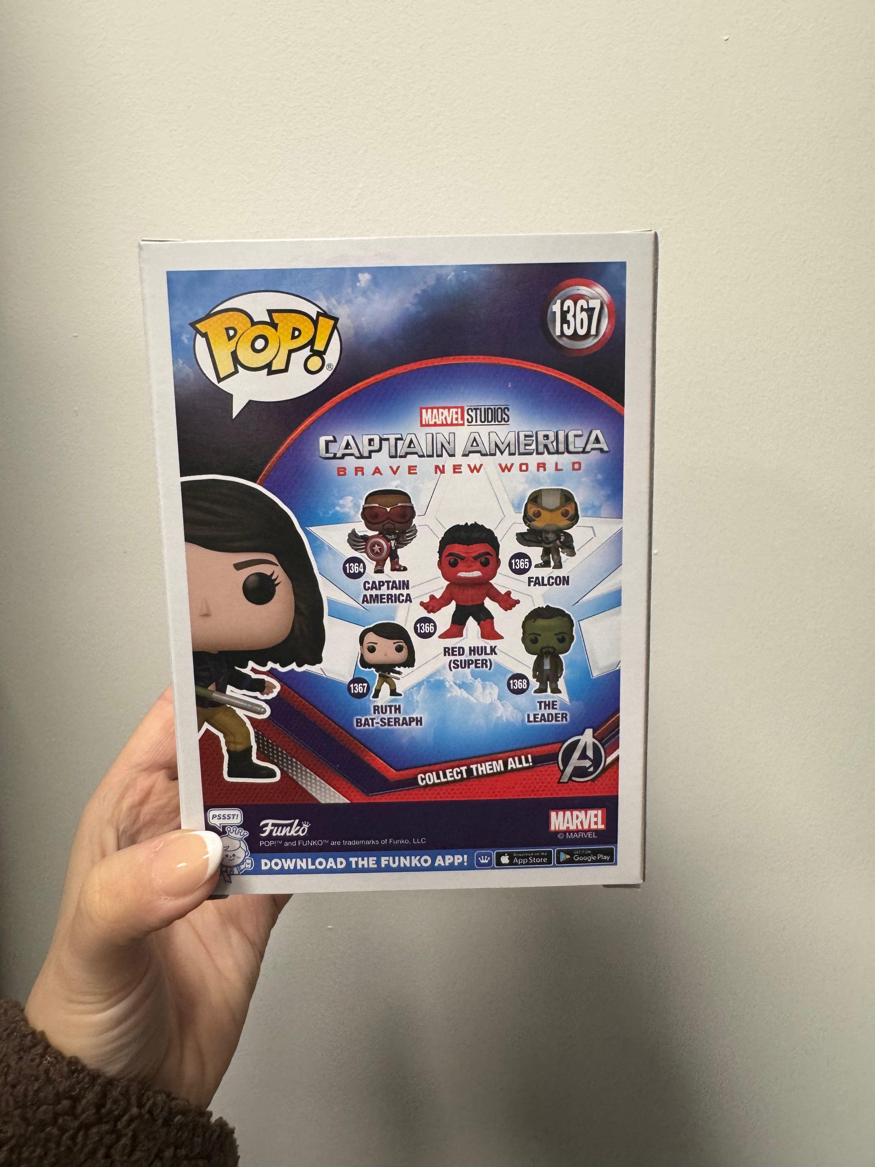 Captain America Ruth Bat-Seraph 1367 Funko Pop
