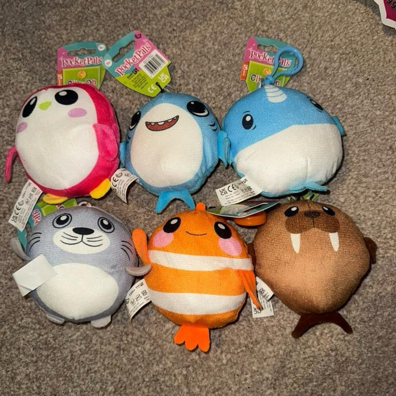 Plushies on a Keychain