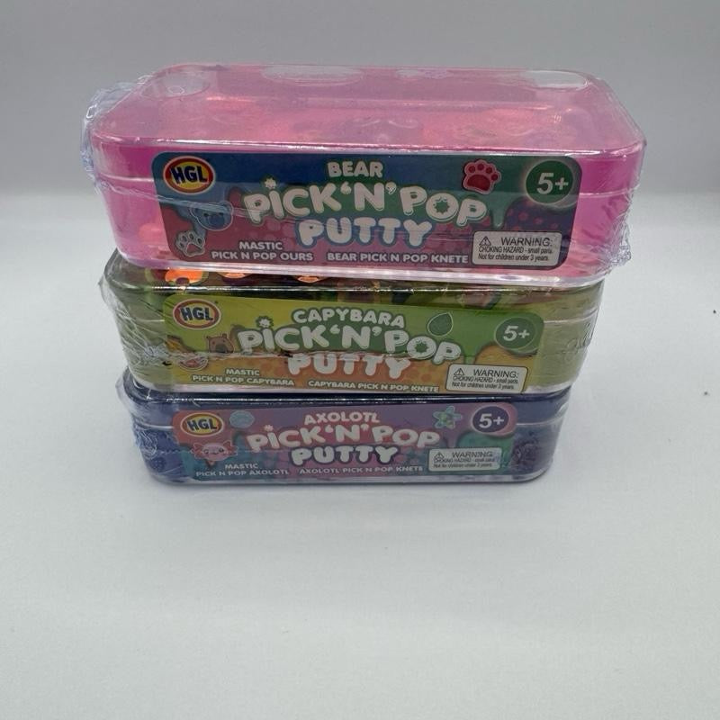 Pick n Pop Putty 3 Assorted Designs