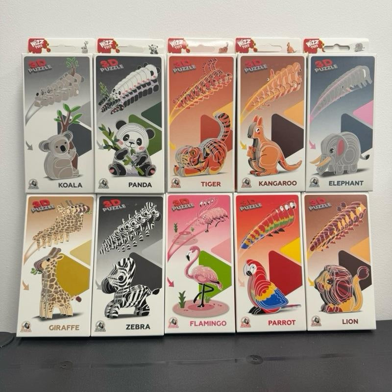 3D Puzzle 10 Assorted Designs