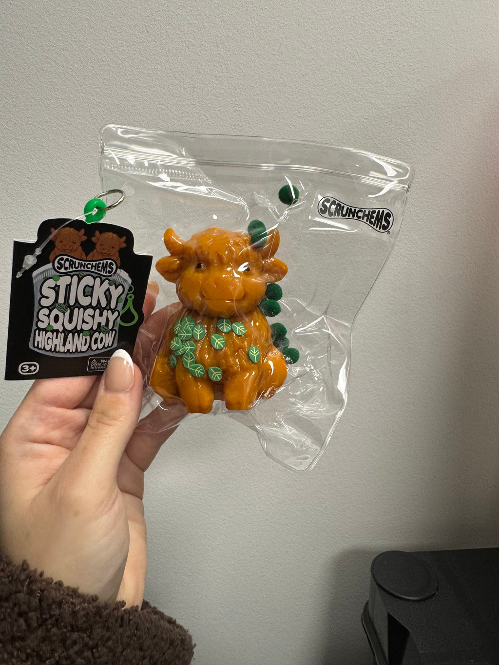 Scrunchems Sticky Squishy Highland Cow
