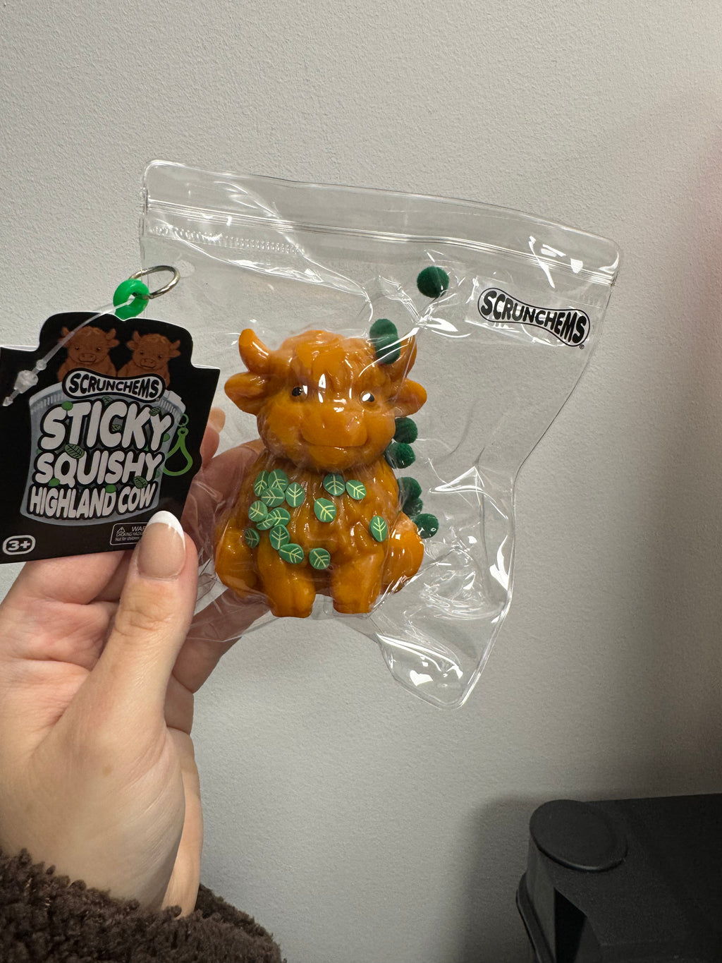 Scrunchems Sticky Squishy Highland Cow