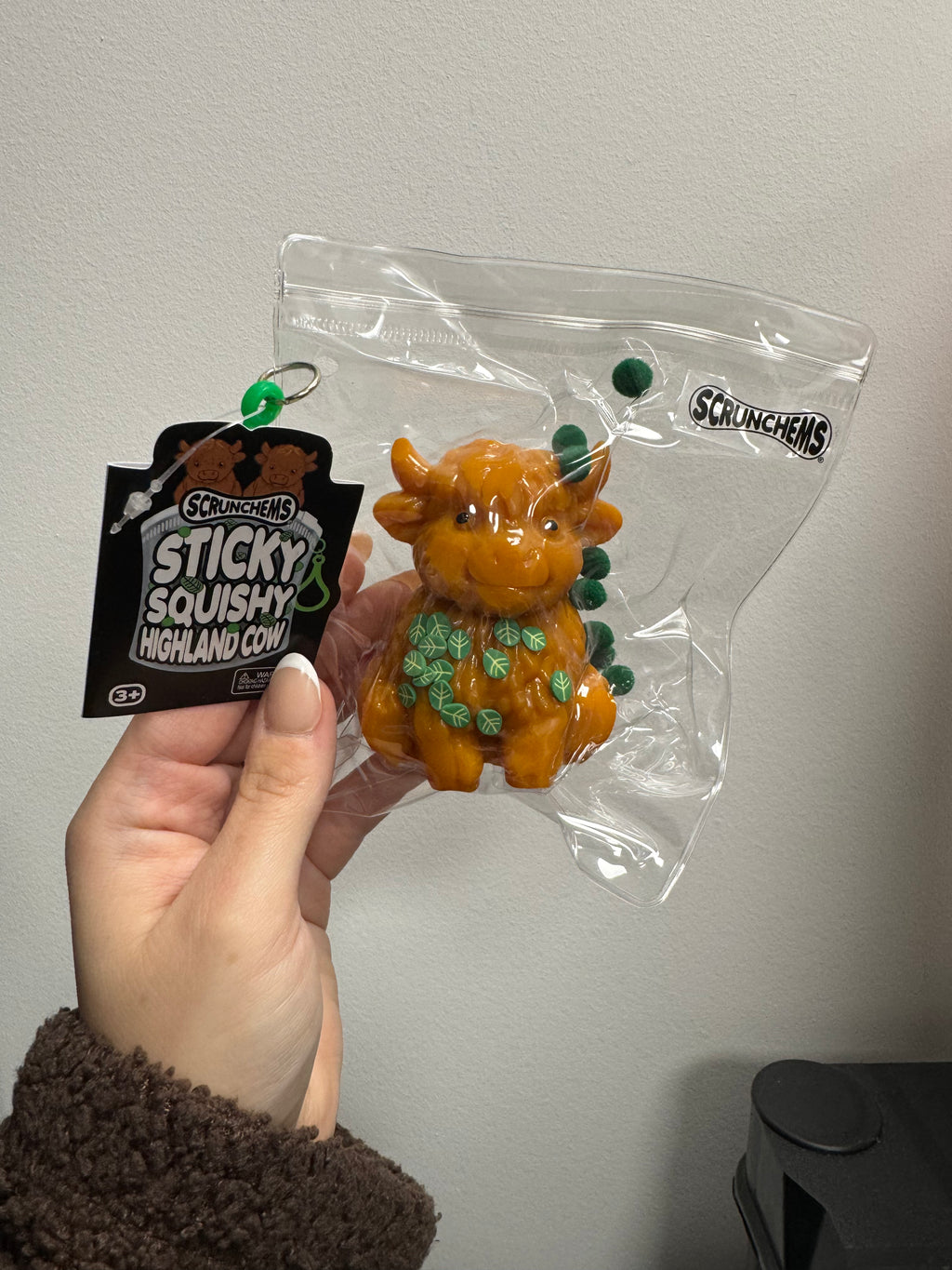 Scrunchems Sticky Squishy Highland Cow