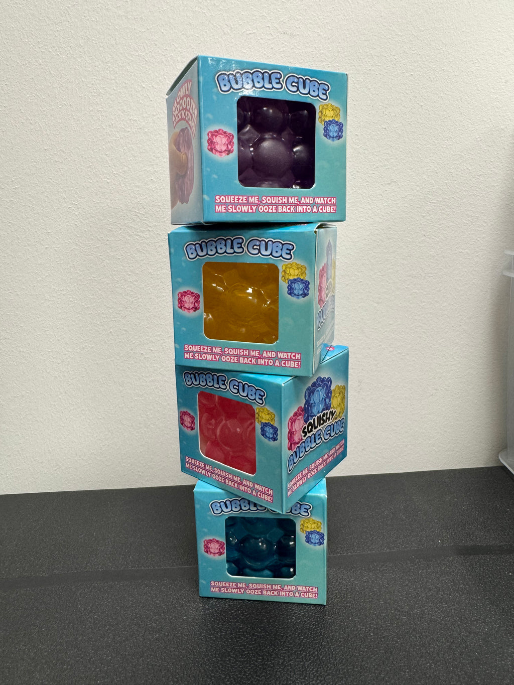 Bubble Sugar Cube 4 Assorted Colours