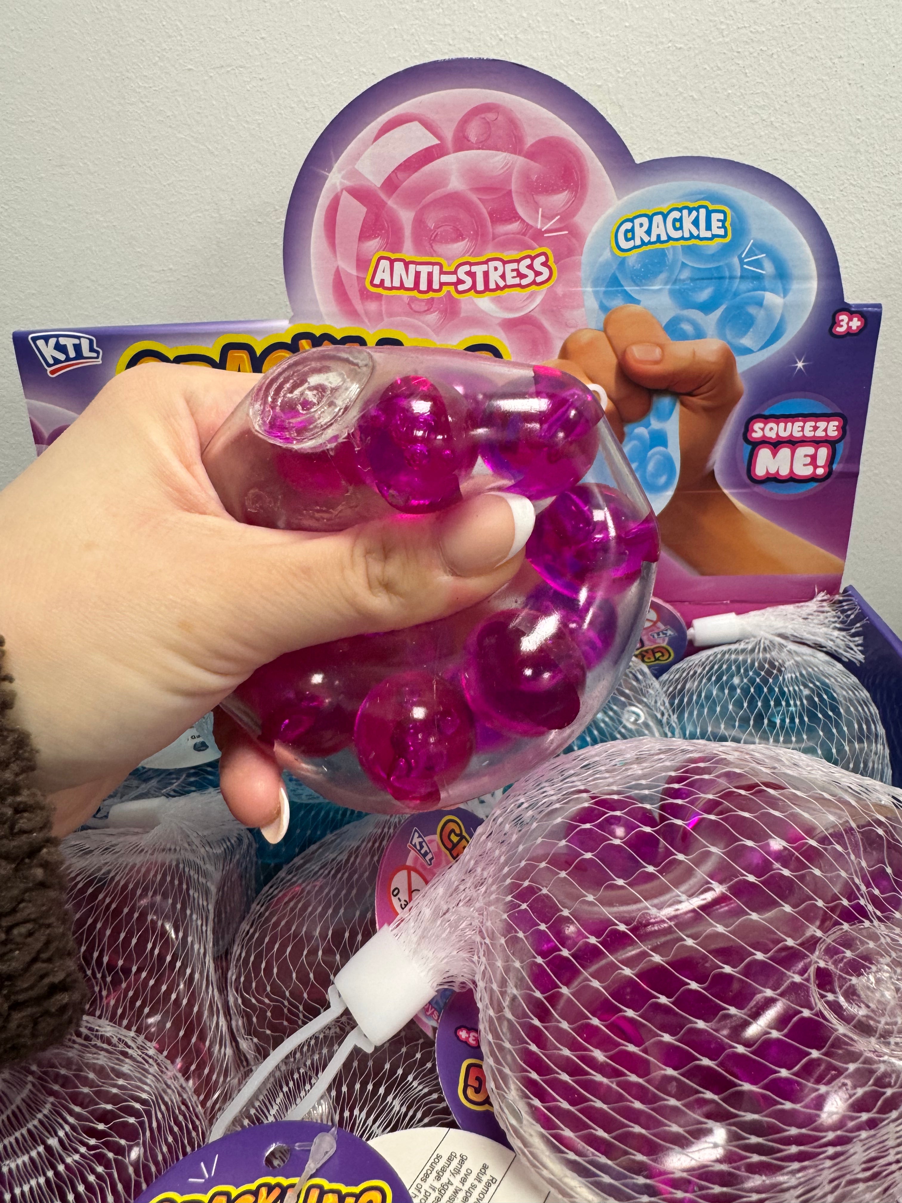 Crackling Ball- The crackling squish toy bursting with fun.