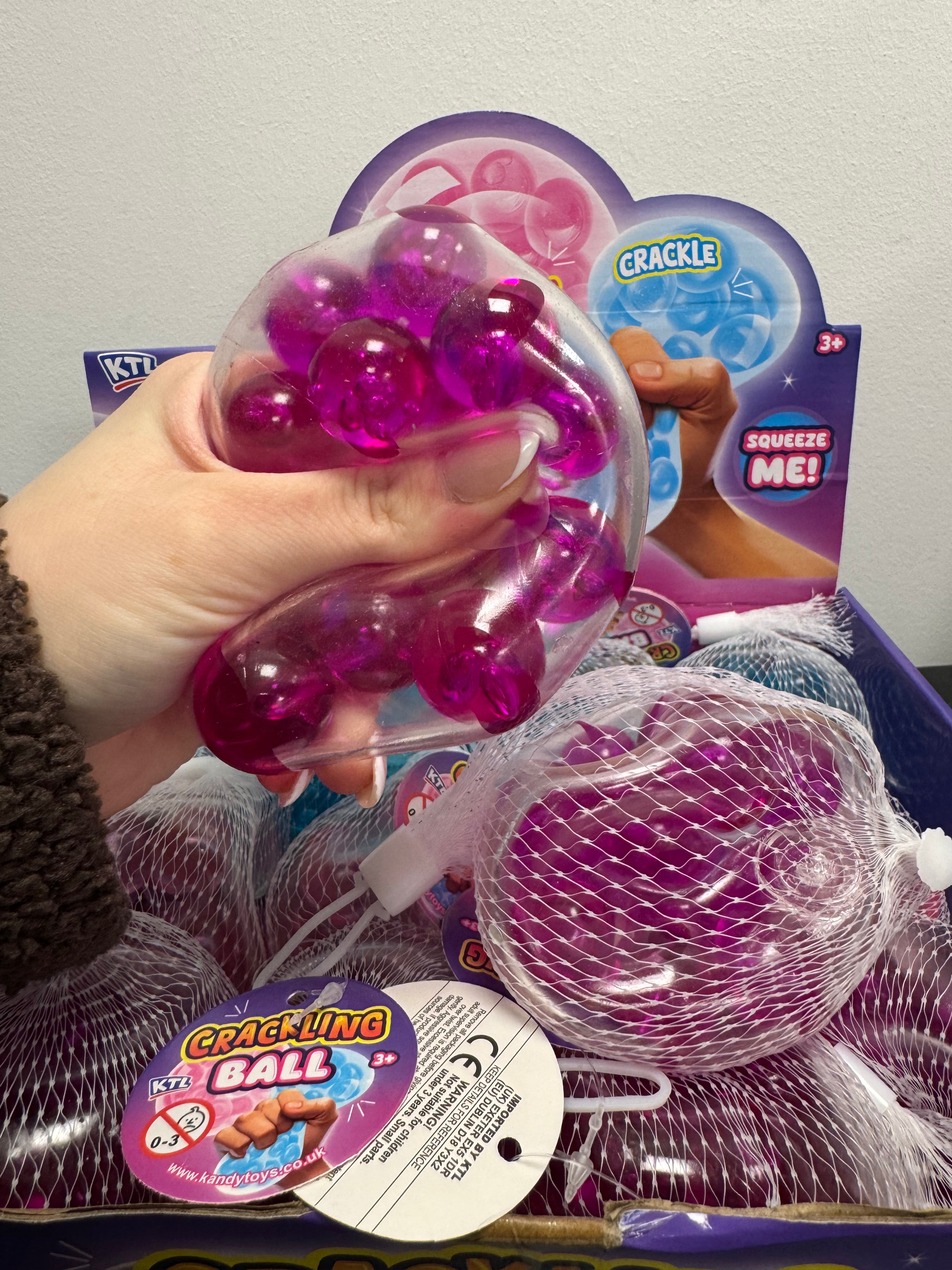 Crackling Ball- The crackling squish toy bursting with fun.