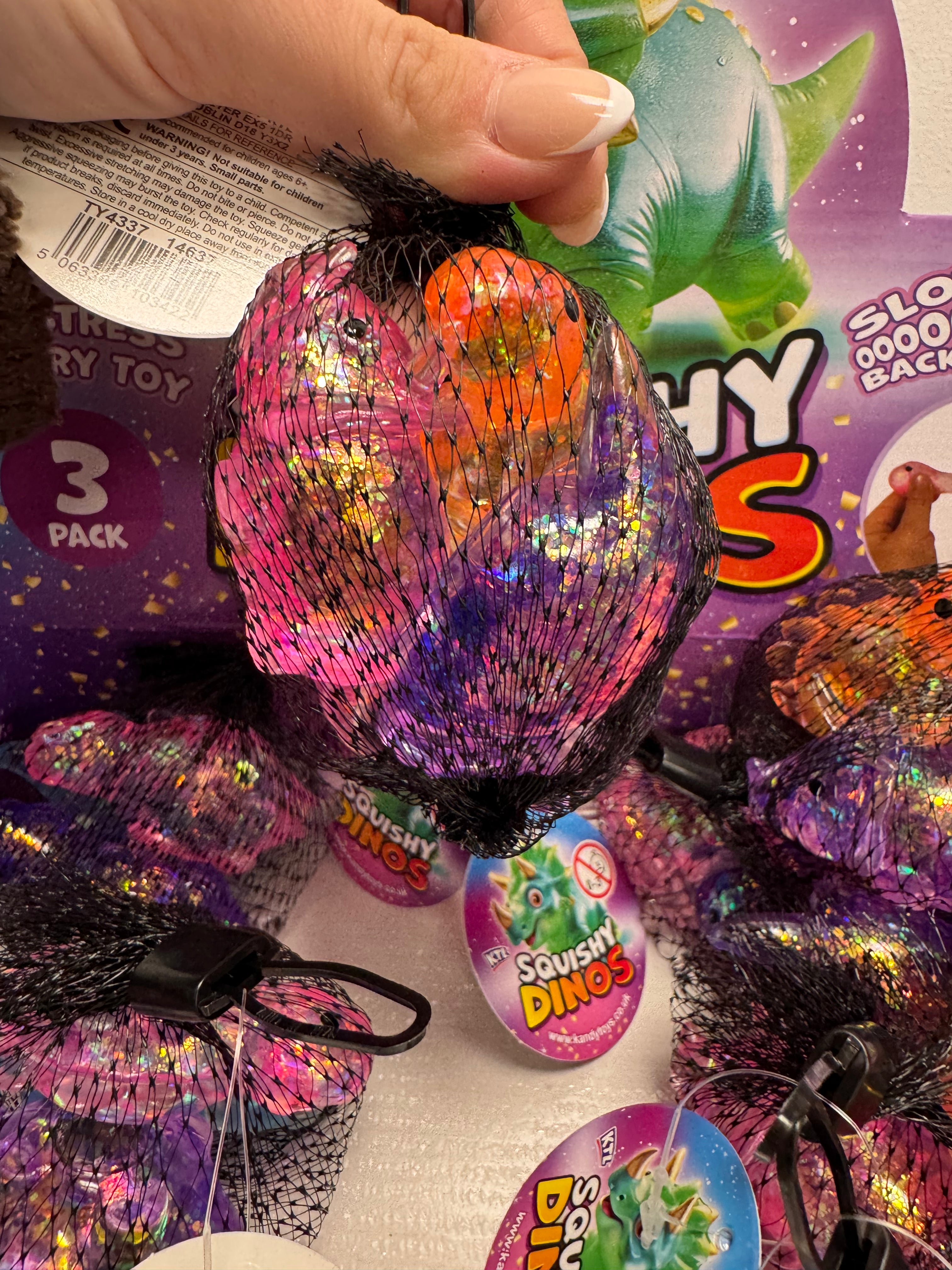 Squeezy Sugar Dinos Mini 3 Pack