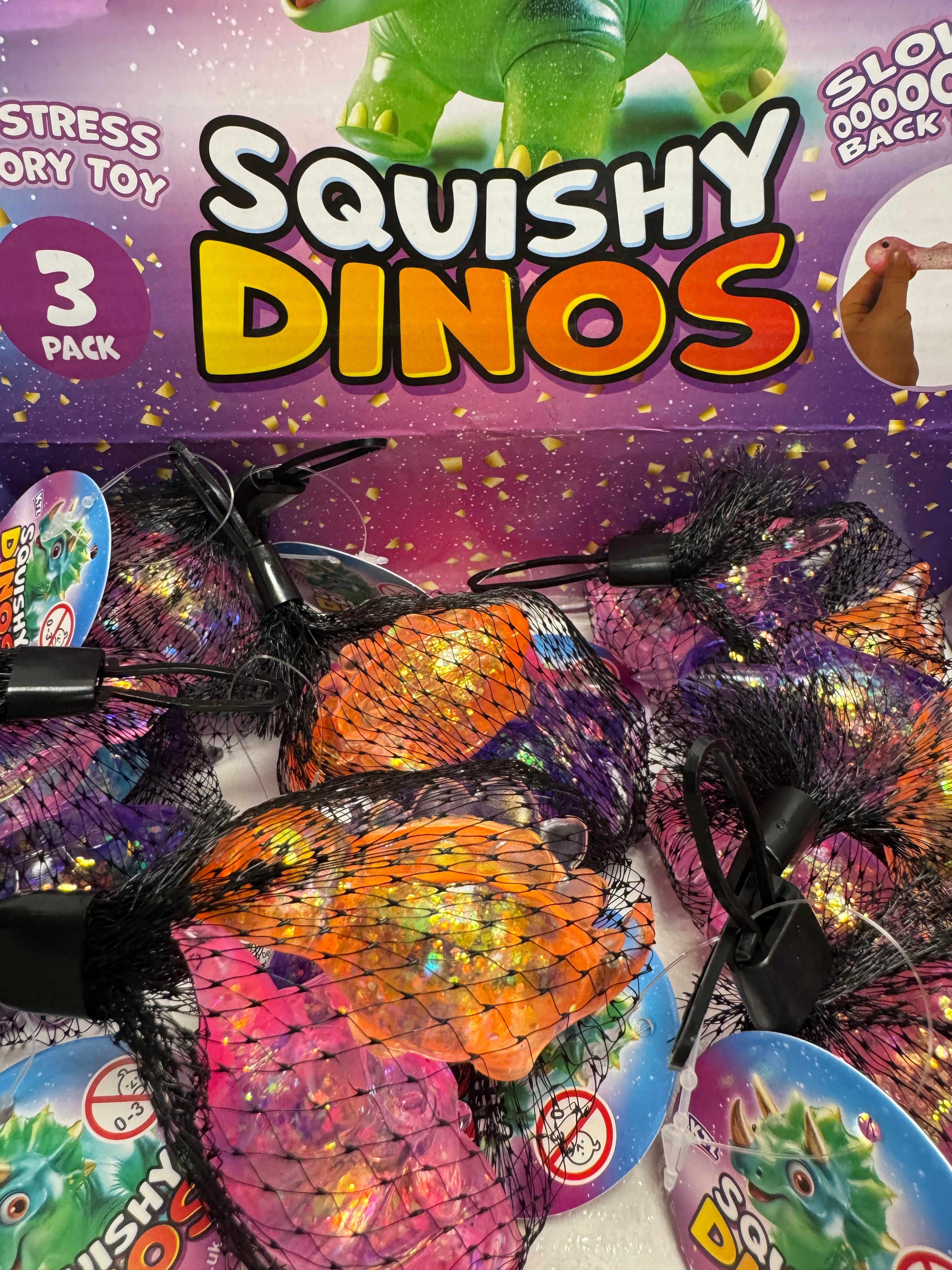 Squeezy Sugar Dinos Mini 3 Pack