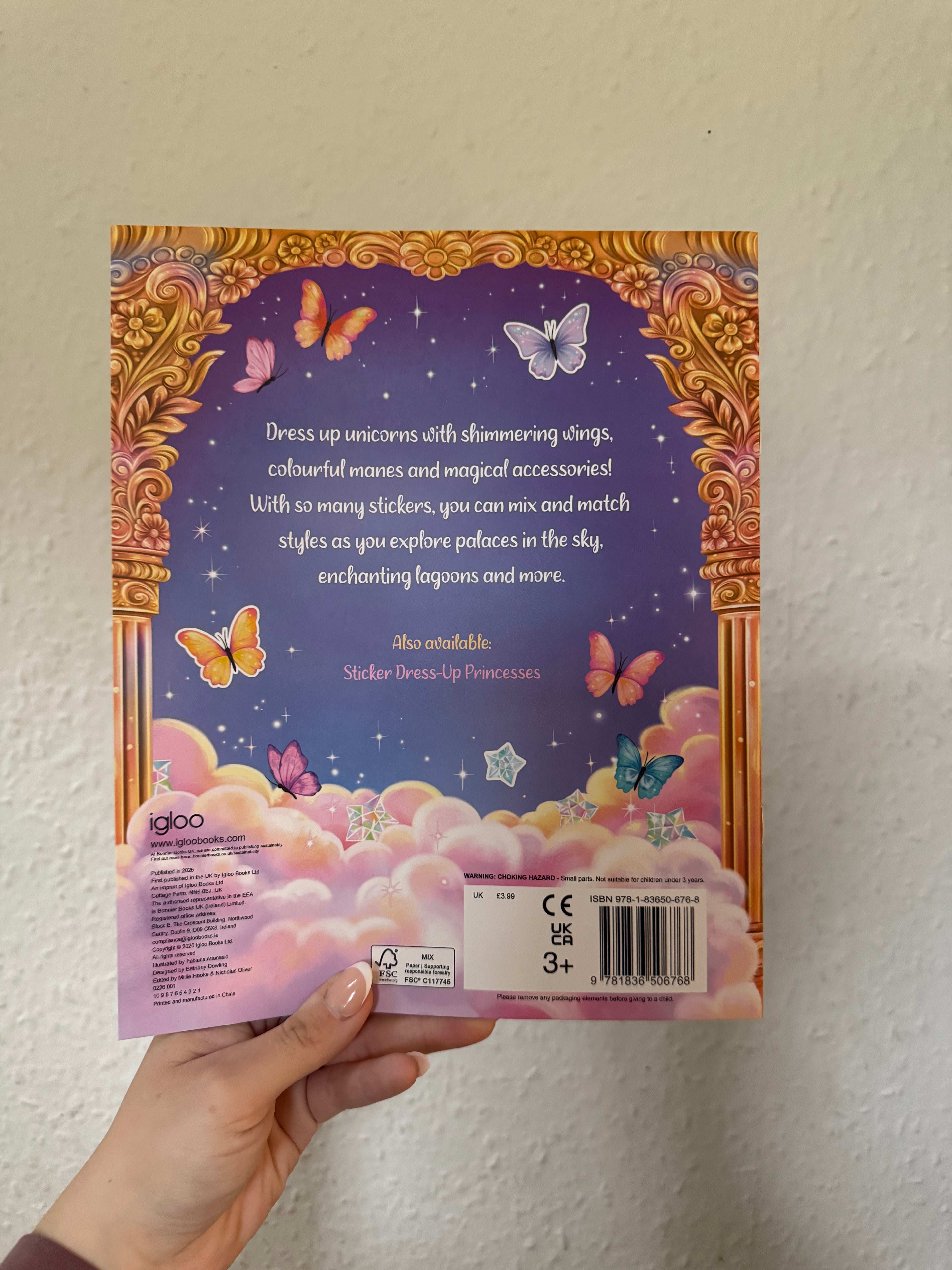 Dress Up Unicorns Sticker Book