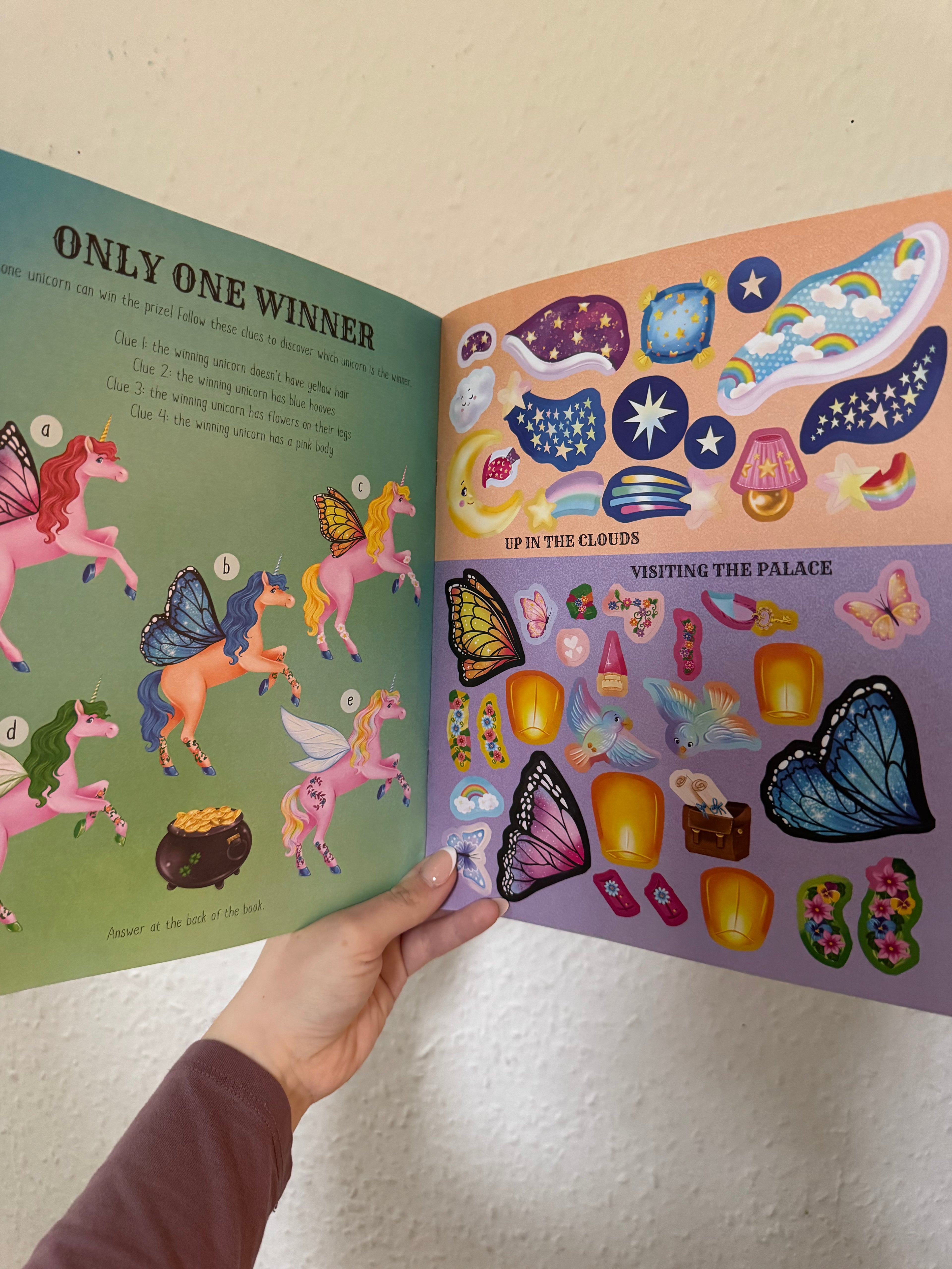 Dress Up Unicorns Sticker Book