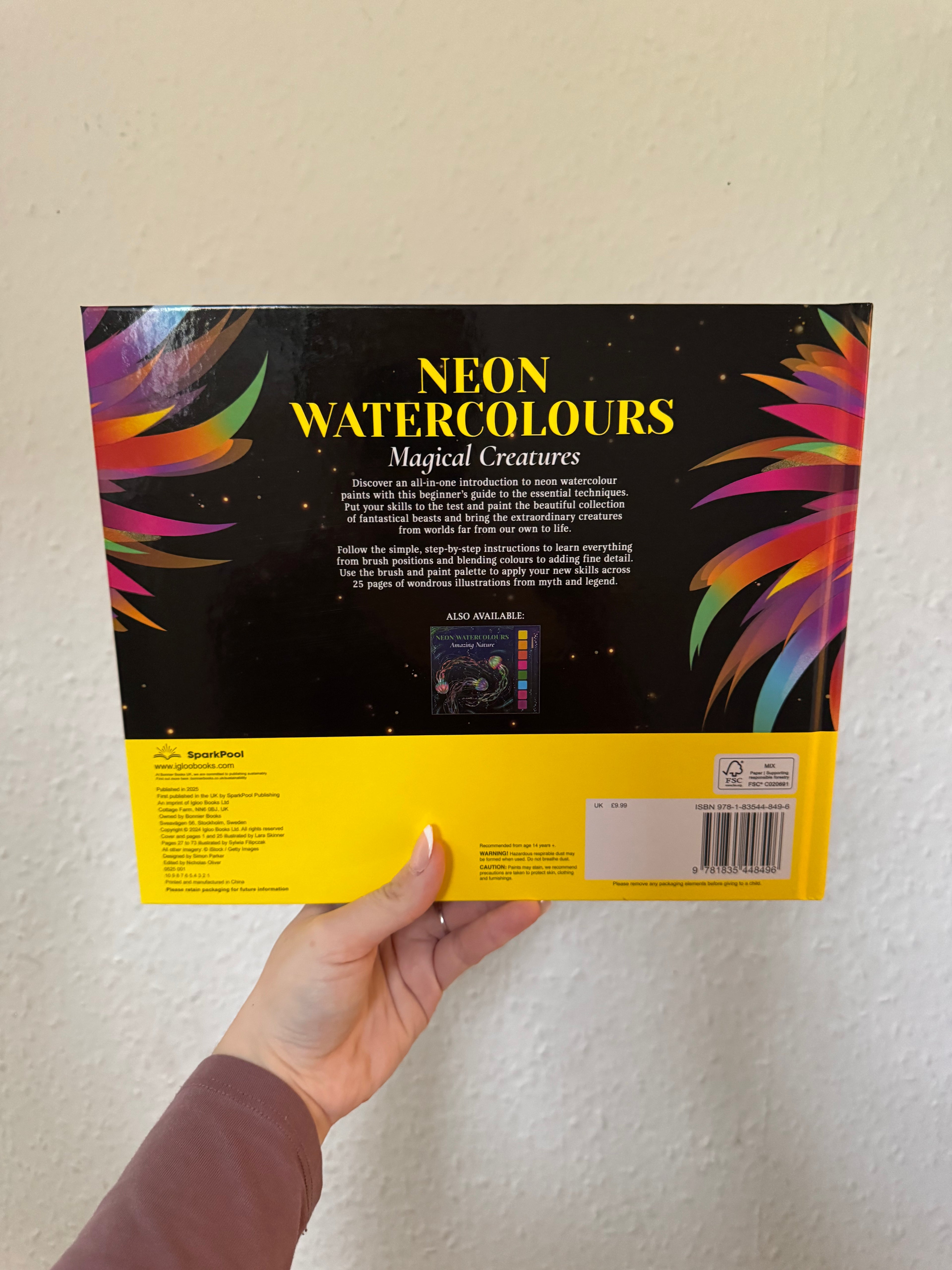 Neon Watercolours Magical Creatures