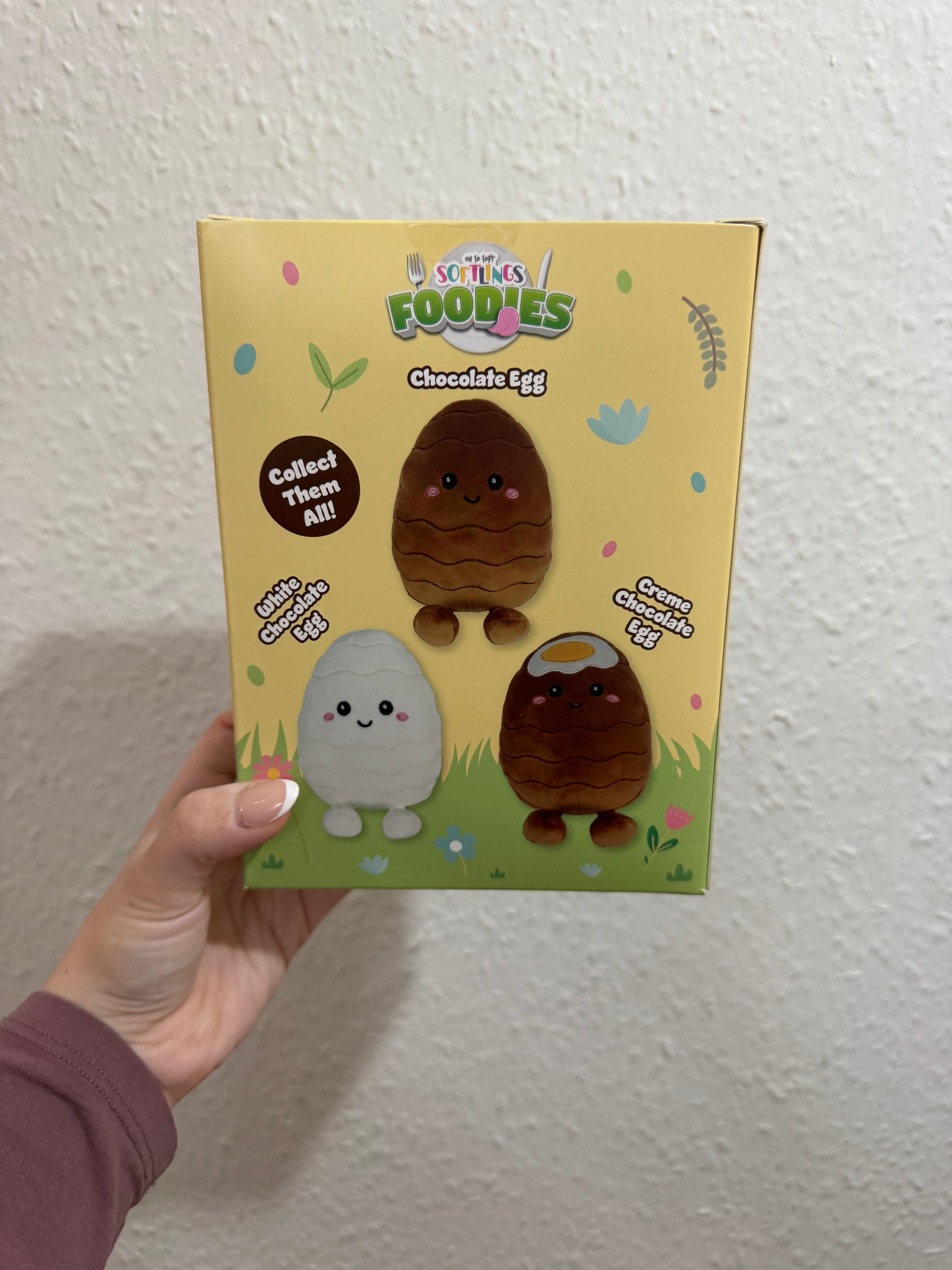 Softling Foodies Plushy Easter Eggs 3 Assorted