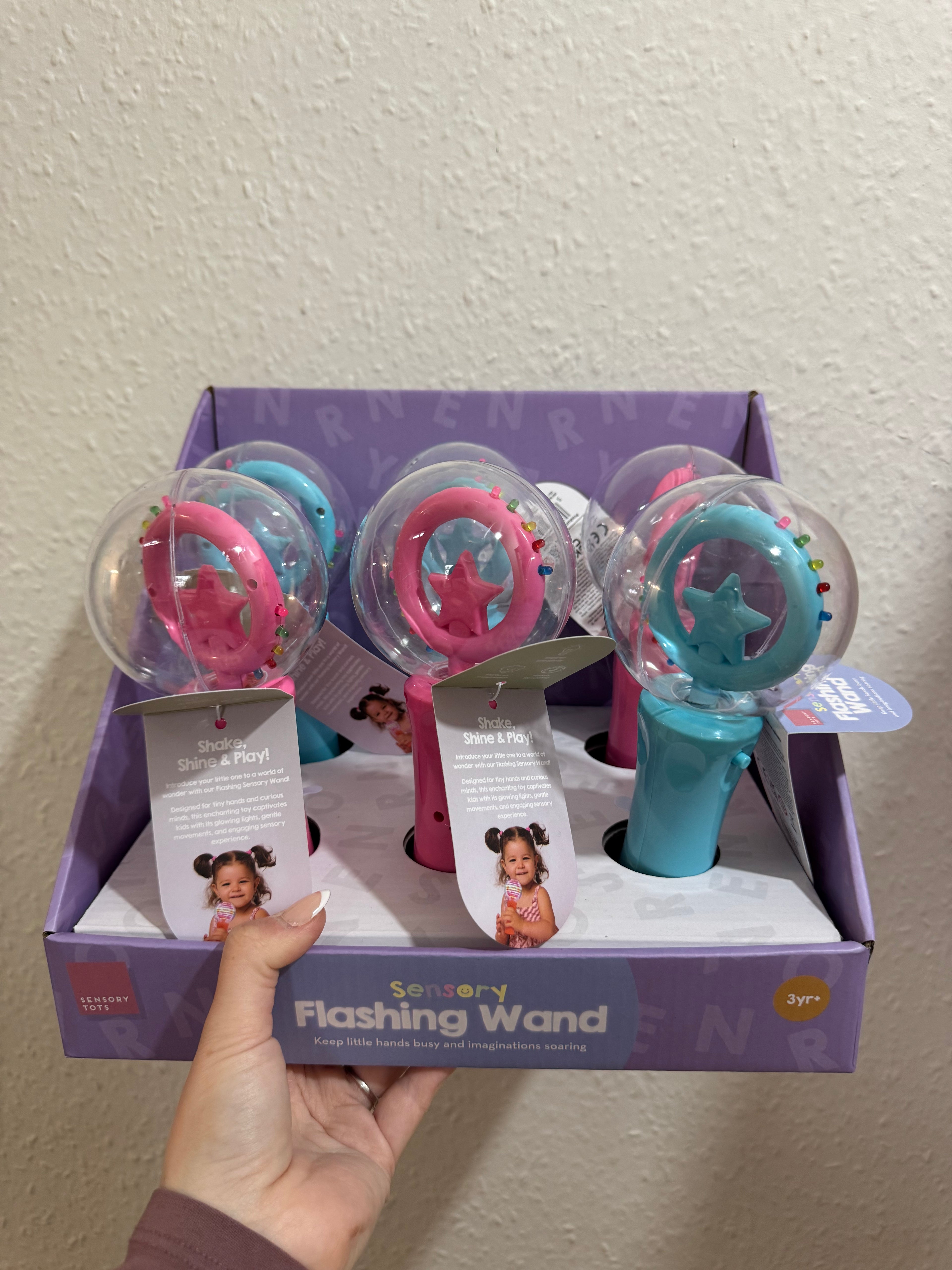 Sensory Flashing Wands 2 Colours