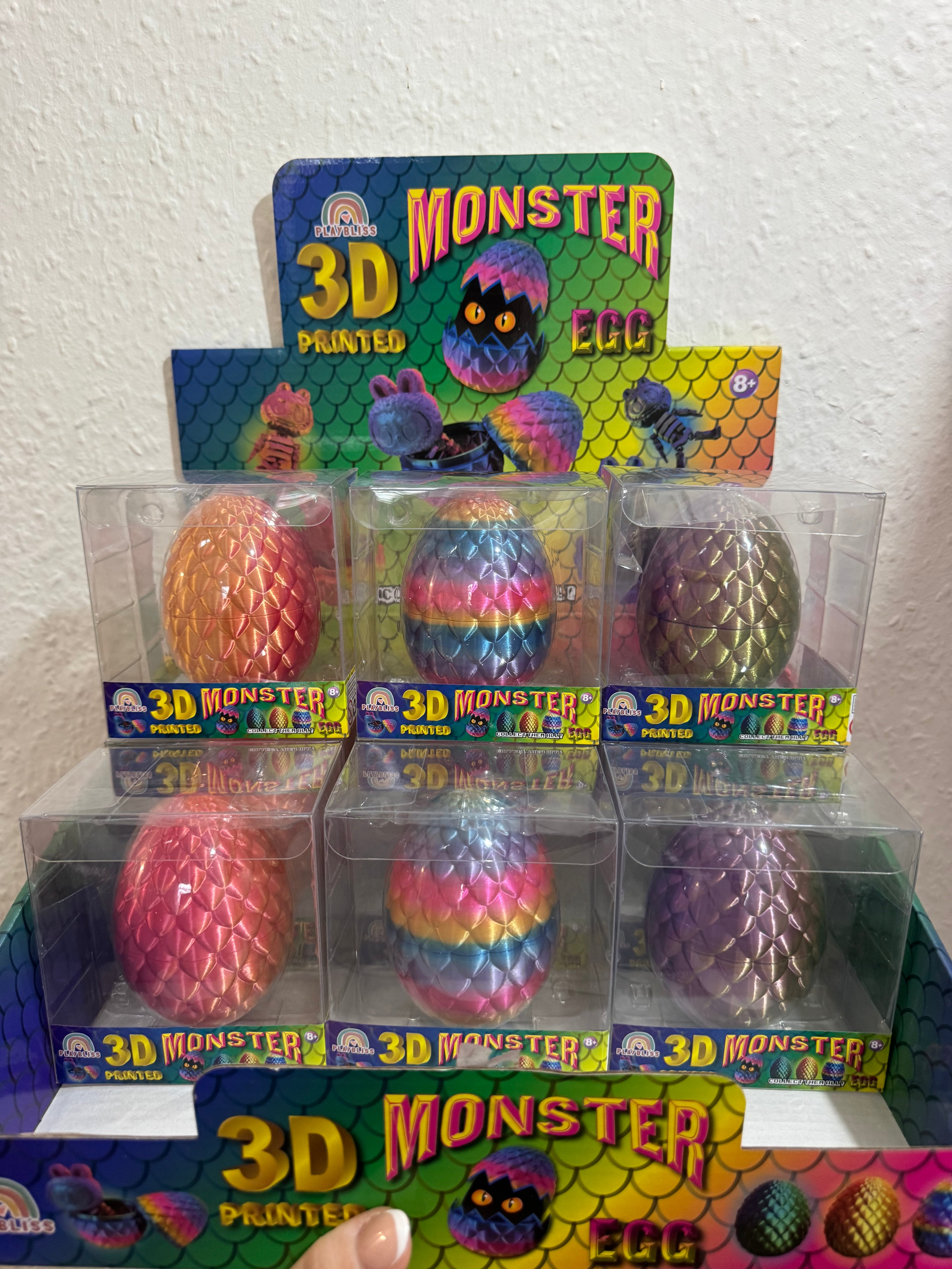 3D Printed Monster Egg