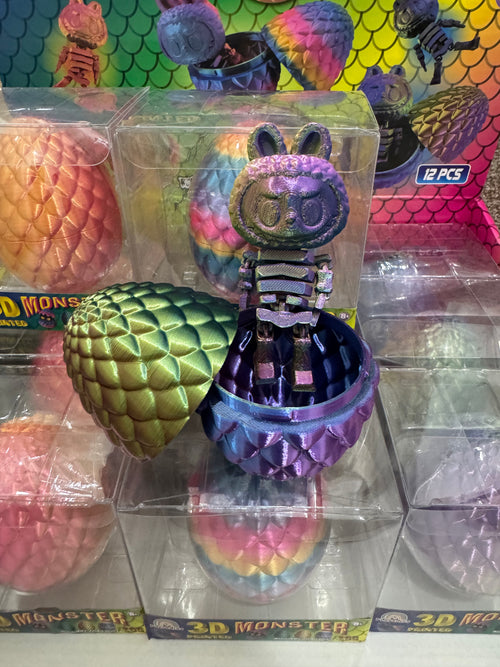 3D Printed Monster Egg