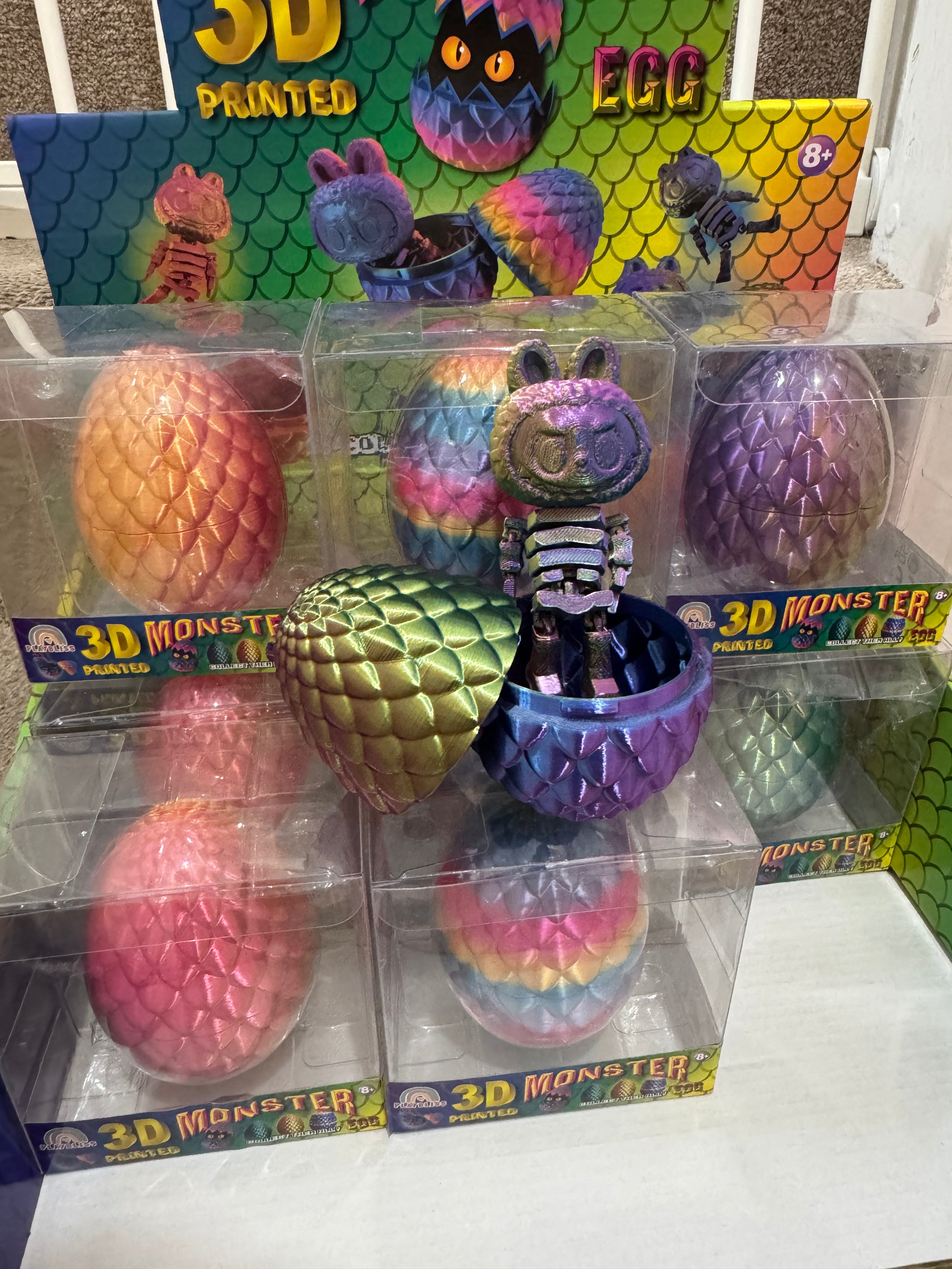 3D Printed Monster Egg